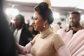 Grammys Red Carpet Cardi B Bebe Rexha And More Fashion Vox