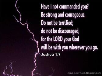 Your God Will Be With You Where Go Joshua Christian Image