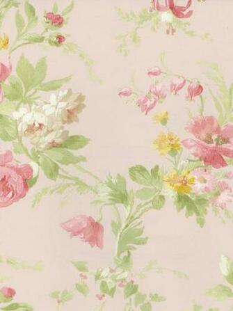 English Wallpaper Cottages Floral