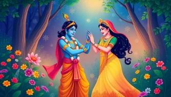 Lord Krishna And Radha Wallpaper