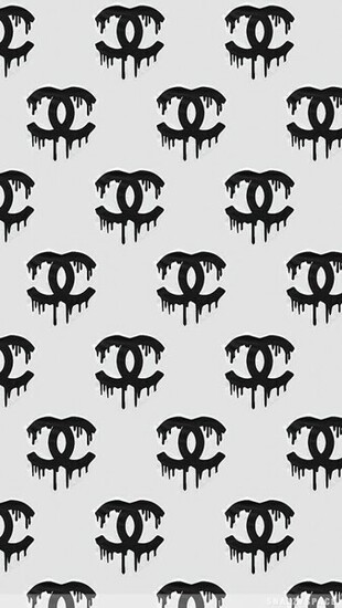 Chanel Fashion Logo Pattern Wallpaper