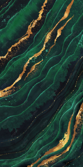 Green Marble With Gold Streaks Wallpaper Image