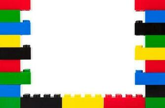 Lego Background Stock Image