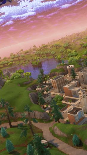 Tilted Towers Cool Pics In Epic Games Wallpaper iPhone