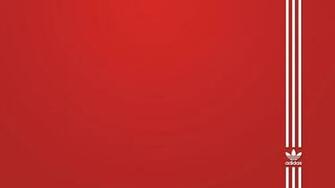 Full HD Wallpaper Adidas Logo Red Background Desktop Background