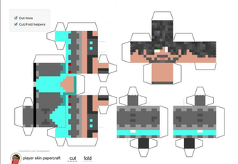Thinknoodles Paper Craft Crafts Cool Minecraft Floor Plans