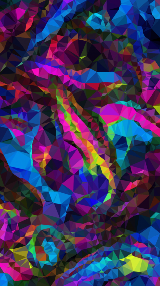 Polygon Art Abstract Wallpaper 3d
