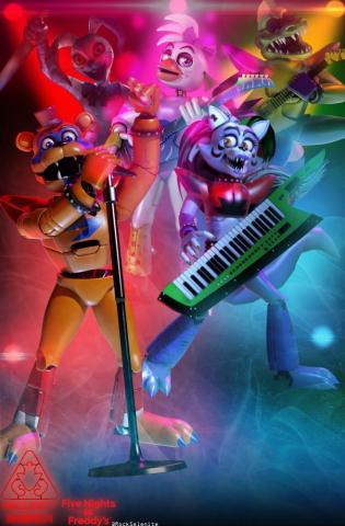Fnaf Security Breatch Poster Remake By Rockstarselenite On