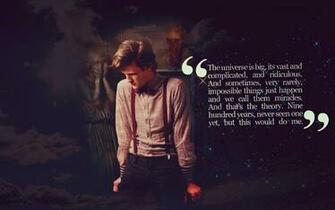 Matt Smith Eleventh Doctor Who Weeping Angel Wallpaper