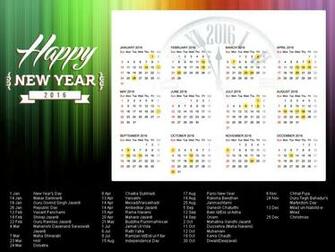 Desktop Wallpaper Calendar HD Image Of