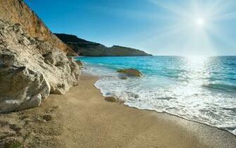 Greece Beach Wallpaper Pictures Photos Image