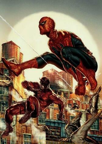 Comics Spiderman Daredevil Marvel Movies Birds Flying