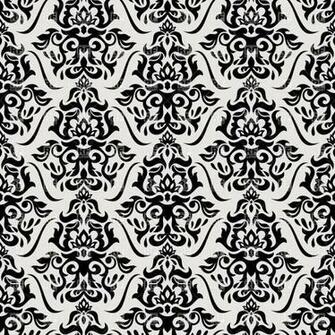 Black And White Seamless Vintage Wallpaper Background Textures