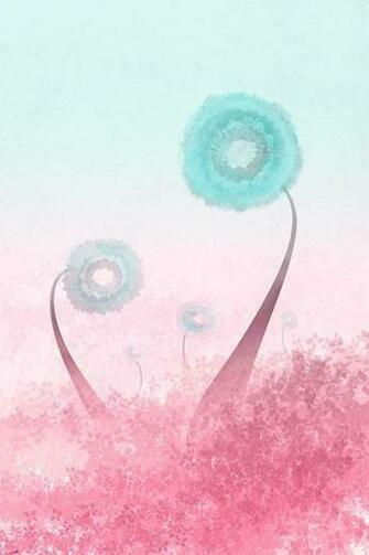 Aqua And Pink Wallpaper Reaching Up Turquoise
