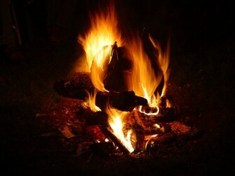 Fire Skull Background Wallpaper HD Desktop