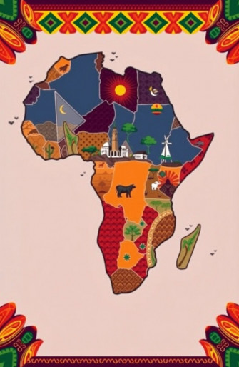 Africa Map Wallpaper