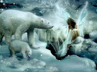 Winter Fairy White Snow And Christmas Fairies Elves Mage