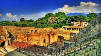 Beautiful Ancient Ruins HDr Wallpaper In City World