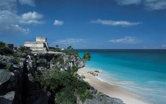 Tulum Mexico Wallpaper Stock Photos