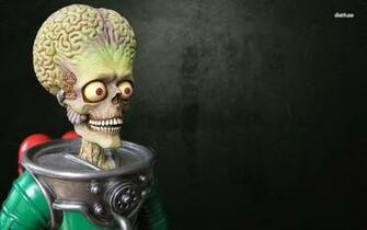Mars Attacks Martian Wallpaper Movie