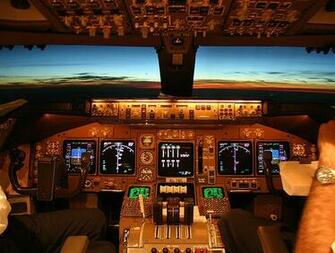 Sunrise Seen From A Flightdeck Originally Uploaded By M