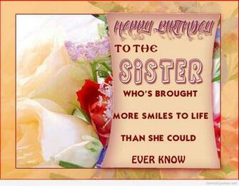 BirtHDay Quotes For Sisters