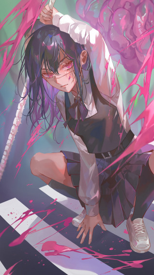 Chainsaw Man War Devil 4k Anime Art Wallpaper HD Pc 1071j