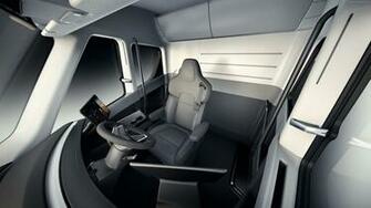 Interior Electric Car Tesla Semi Truck 4k Cars And