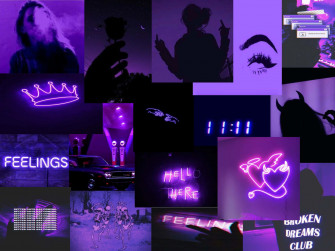 Purple Aesthetic Background Wallpaper