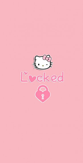 Cute Hello Kitty Wallpaper Ideas Pink Locked Screen Idea