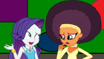 Rarity Image Eqg X Saffron Masala With An Afro HD