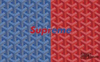Supreme X Goyard Wallpaper