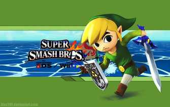 Toon Link Wallpaper Super Smash Bros Wii U 3ds By Alexthf On