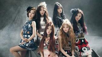 Ahyoung Dal Shabet Serri Subin Woohee HD Wallpaper
