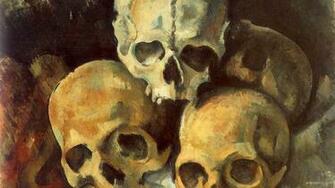 Three Skulls HD Wallpaper