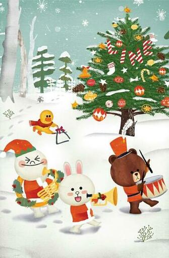 Line Wallpaper G U Brown