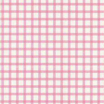 Pink Checkered Pattern Gingham Brewster Wallpaper Ng63844