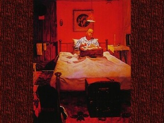 Cw Norman Rockwell Solitaire Paintings Wallpaper