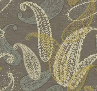 Yellow And White On Gray Rv9661 From Medley By Ronald Redding