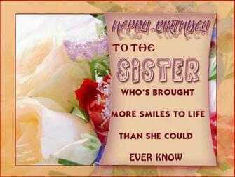 Happy BirtHDay Sister Wish HD Wallpaper Cake E Cards Etc