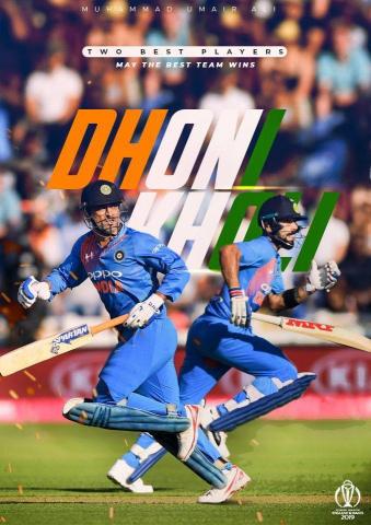 Edustatus360 In Cricket Poster Wallpaper Dhoni