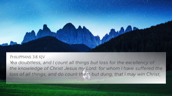 Philippians Kjv 4k Wallpaper Yea Doubtless And I Count All