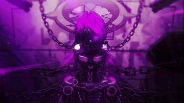 Purple Anime Wallpaper On