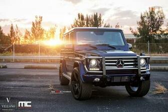 Mercedes G550 Blue Suv Vellano Wheels Tuning Cars Wallpaper