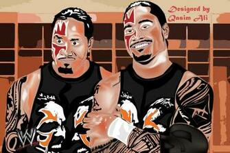 Jimmy And Jey Uso Portrait By Qasimali01