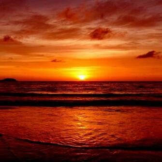 Peaceful Surf 4k Sunset Wallpaper