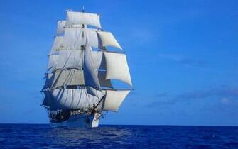 Ships Wallpaper Ocean Sail Ship Sailing Sails