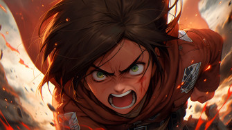 Attack On Titan Eren Yeager Desktop Wallpaper