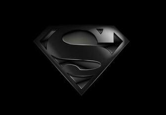 Black Superman Logo Wallpaper