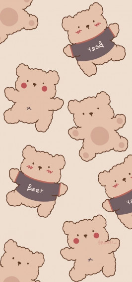 Brown Wallpaper iPhone Cute Cartoon